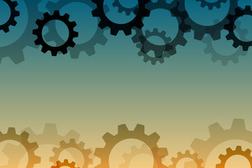 Aufkleber - Vector background with a gear element. Industrial components, Eps 10