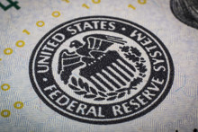 Federal Reserve System Symbol. Macro Shot.