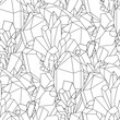 Cute graphic crystal pattern