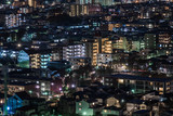Fototapeta Miasto - Tokyo night residential area - 東京　夜の住宅街