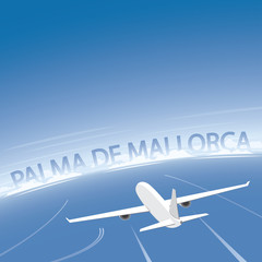 Wall Mural - Palma de Mallorca Flight Destination