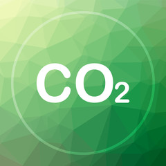 Canvas Print - CO2 icon