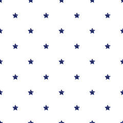 SEAMLESS BLUE STAR GLITTER PATTERN ON WHITE BACKGROUND