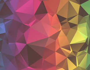 Canvas Print - vector polygonal background