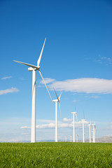 Wall Mural - Wind energy concept