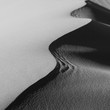 Sand Dunes Morocco desert in monochrome