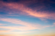 © freedom_naruk - colorful dramatic sky with cloud at sunset