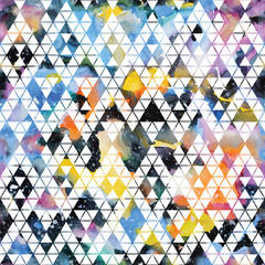 Wall Mural - tribal galaxy seamless pattern.