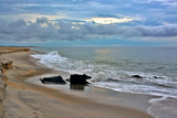 Fototapeta  - Scenic Summer Seashore Sunrise
