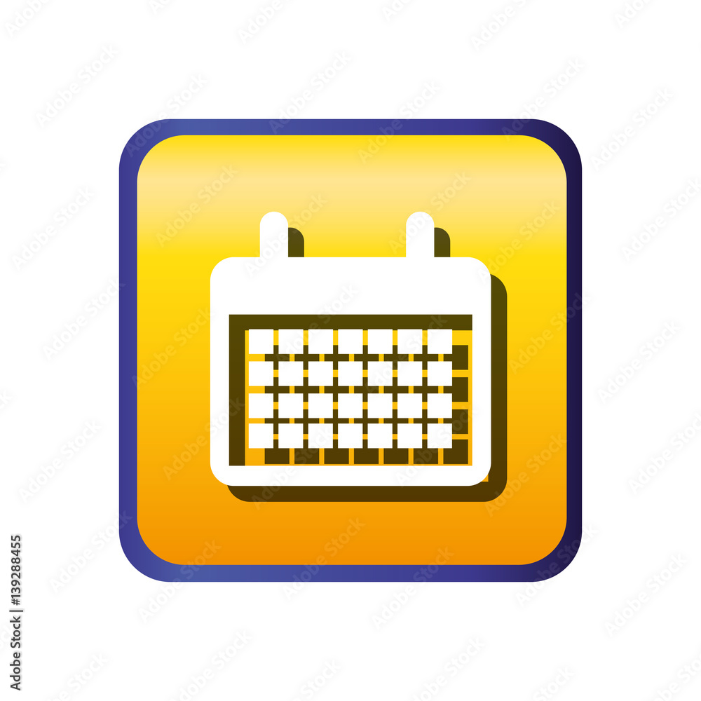 calendar reminder isolated icon vector illustration design