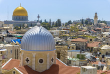 A View On N Rooftops Of Old City Of Jerusalem