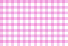 Pink Pattern Plaid Texture Background, Vector Illustration