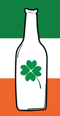 Canvas Print - Shamrock Irish Beer