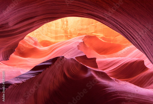 Plakat Naturalna formacja skalna Antelope Canyon
