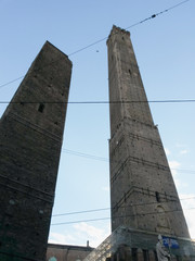 Canvas Print - Medieval towers in Bologna