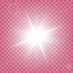 Wall Mural - Creative concept Vector set of glow light effect stars bursts with sparkles isolated on black background. For illustration template art design, banner for Christmas celebrate, magic flash energy ray.