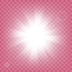 Wall Mural - Creative concept Vector set of glow light effect stars bursts with sparkles isolated on black background. For illustration template art design, banner for Christmas celebrate, magic flash energy ray.