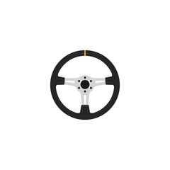 Vector steering gear icon