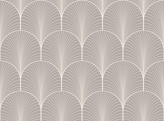 Wall Mural - vintage seamless anthracite gray art deco wallpaper pattern vector