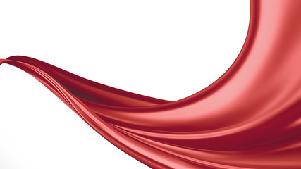 flying red silk