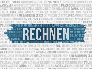 Canvas Print - Rechnen