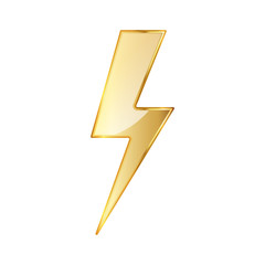 Wall Mural - lightning icon. vector illustration.