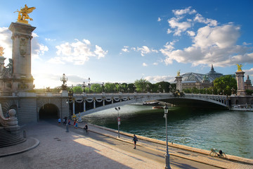 Poster - View on pont Alexadre III