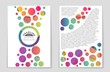 © happyvector071 - Abstract vector layout background set. For art template design, list, front page, mockup brochure theme style, banner, idea, cover, booklet, print, flyer, book, blank, card, ad, sign, sheet,, a4.