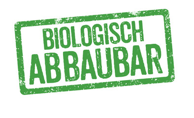 Grüner Stempel - Biologisch abbaubar