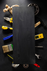 Wall Mural - set of tools and instruments