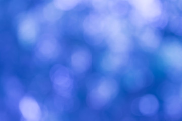 Wall Mural - abstract bokeh blue background, defocused.