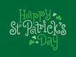 © HowLettery Studio - ST PATRICK’S DAY hand lettering card with shamrocks