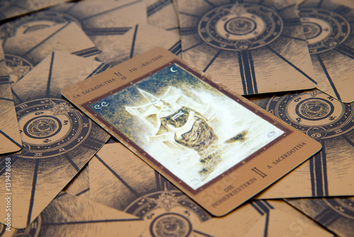 Fotografía Tarot card The High Priestess