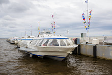 Rocket Boat On The Neva River