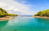 Fototapeta Most - Beautiful adriatic rocky coastline