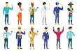 © Visual Generation - Vector set of professions characters.