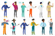 © Visual Generation - Vector set of professions characters.
