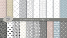  Vector Damask Seamless Pattern Background.pattern Swatches Included For Illustrator User, Pattern Swatches Included In File, For Your Convenient Use.