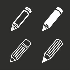 Poster - Pen icon set.