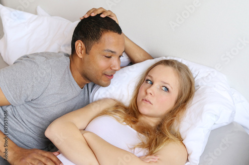 Living together but withholding sex