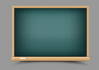 green empty blackboard