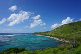 Fototapeta Krajobraz - Picturesque landscape photo of Isaac's Bay on the east end of St. Croix, USVI