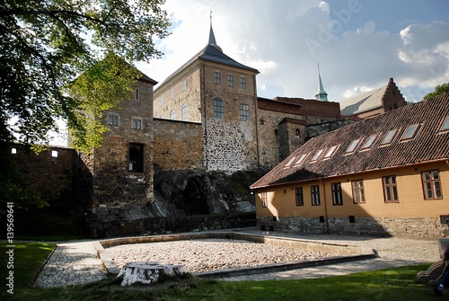 Photo Medieval castle Akershus Fortress in Oslo, Norway