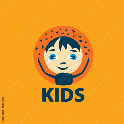 vector logo kids - Buy this stock vector and explore similar vectors at