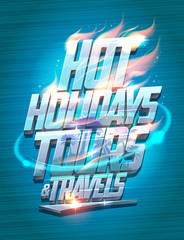 Wall Mural - Hot Holidays Tours Fire Posters (work) 3