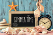 © nito - text summer time in a chalkboard