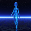 © crimson - Digital 3D Rendering of an Alien