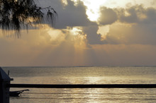 Ocean View At Sunrise On Bamburi