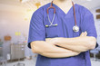 © Have a nice day  - Surgical,Surgeons,male doctor, working with Monitoring of patient in surgical operating room,in hospital. success with operating concept,stethoscope,medical,concept,on white background,selective focus