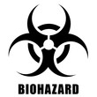 biohazard icon in vector design
